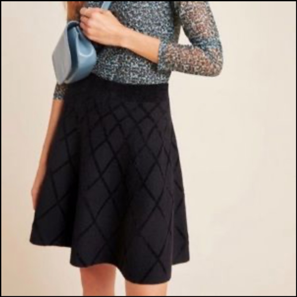 Chenille Mini Sweater Skirt